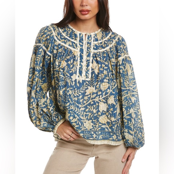 Ulla Johnson Tops - ULLA JOHNSON Gathered Yoke Blouse NWT